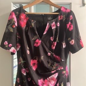 EUC Adriana Papell Floral Dress